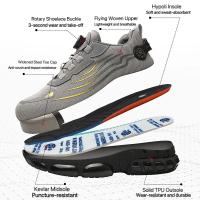 Botas de Seguridad Rotativas para Hombres Punta de Acero Indestructible - details 7