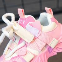 Zapatos deportivos gruesos para niños, zapatillas informales transpirables de malla para niñas, zapatos para niños y niños - details 4