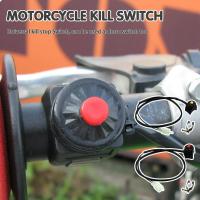 Interruptor de Moto Kill Stop Botón Rojo de Arranque Para Motocicletas, ATV, UTV - details 8