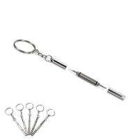 5 uds Mini 3 en 1 herramienta de reloj de gafas de sol con llavero Kit de reparación de destornillador de gafas - details 13