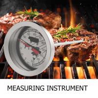 Termómetro de cocina con esfera de 1 a 2 uds., acero inoxidable 304, sonda para carne de 0 a 120 grados, medidor de temperatura para cocinar barbacoa - details 2