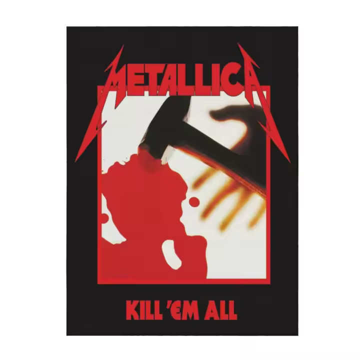Manta de franela metálica Kill EM para sofá de dormitorio - 1