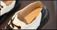 Zapatos planos de cuero para niños, zapatos de baile antideslizantes para actuaciones escolares, zapatos casuales para fiestas, bodas para niños pequeños - details 5