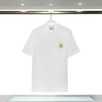 Camiseta deportiva de algodón puro para hombre, cuello redondo, estampado frontal, estilo informal para verano - details 0