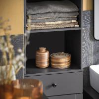 Mueble Columna de baño, Armario Alto baño,161 x 40 x 35 cm,(Blanco) - details 17