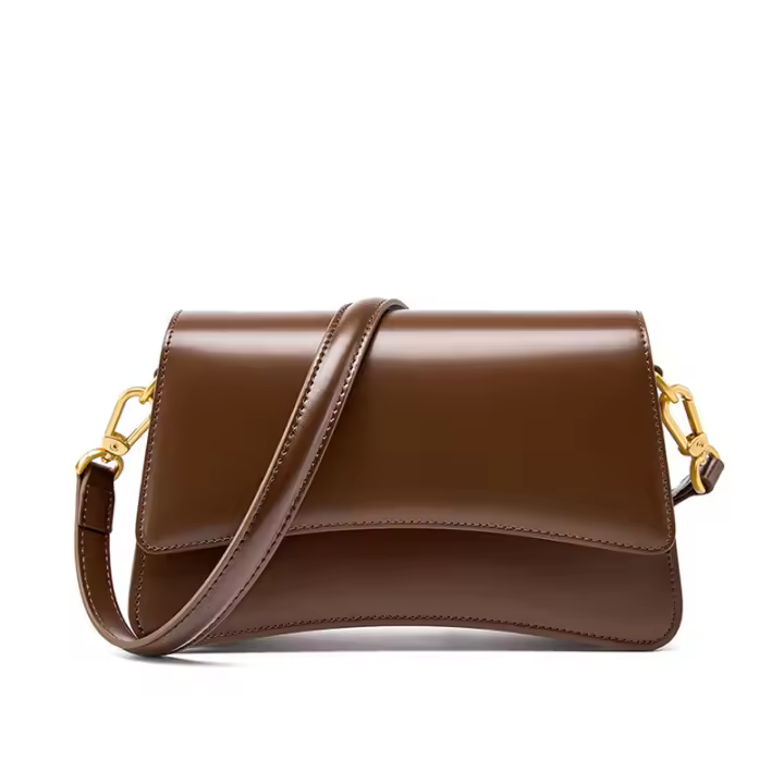 Bolso Baguette de Piel de Vaca - Bandolera Elegante con Diseño Limitado para Mujer - 1