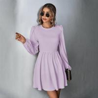 Vestido Largo de Manga Larga para Mujer con Cintura Estética Primavera Otoño 2025 - details 19
