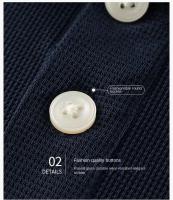 Valor: Polo de seda congelada de manga corta de verano, camiseta con solapa de alta calidad, camiseta de negocios ligera para hombre - details 2