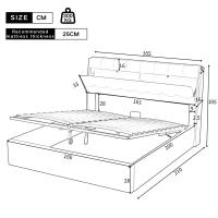 Elegante Colchón de Almohada de Hidráulica Almacenamiento de Almohada Occulto Marca Blanca - details 4