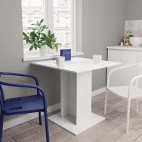 Mesa de Comedor Consola Cocina Bistró Restaurante Salón Sala de Estar Jardín Terraza Hogar Madera Contrachapada Gris Sonoma - details 29
