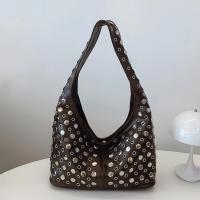Bolso Punk para Mujer Diseño de Remache con Puntos Gran Capacidad Cierre de Snap Manija Fuerte - details 5