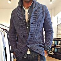 Suéteres vintage para hombre, cárdigan informal, tops de punto - details 2