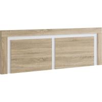 Taburete de Cabeza de Cama de Roble y Blanco Longitud de 155 cm, Altura de 60 cm, Grosor de 3 cm - details 0