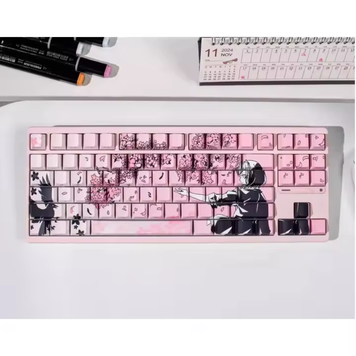 Teclas Hima Sakura Raven para Mega Lion mad68 Night Demon ez63 atk / mu68pro (teclado no incluido) - 1