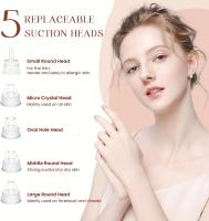 Limpiador de poros faciales, aspirador de espinillas con 5 potencias de succión y 5 sondas, novedad de 2023 - details 3