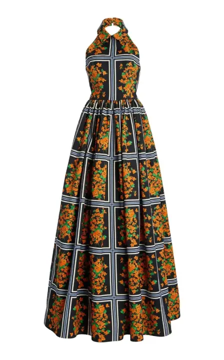 Vestido Bohème con Estilo Verano 2025 Moda de Mujer con Distintivo Colgante de Cuello y Falda Larga de Línea A Descubierta - 1