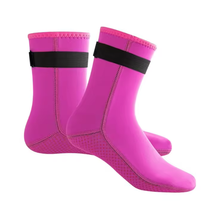Rafting-Calcetines de buceo de neopreno, 3mm, cálidos, Unisex, para playa, agua, Extra durabilidad, botas de natación antideslizantes, gimnasio - 1