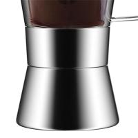 Cafetera espresso de inducción Moka, cafetera espresso Moka con tapa de vidrio y acero inoxidable, cafetera italiana clásica, 240 ml - details 4