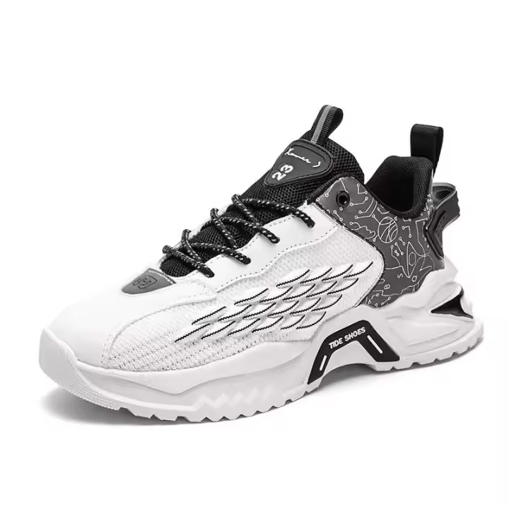 Zapatos deportivos informales para hombre, antideslizantes, con logotipo de marca, estilo para caminar, Buffer - 1