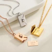 Collar con colgante de libro de pareja, cadena de suéter con forma de libro de amor personalizado, regalo - details 2