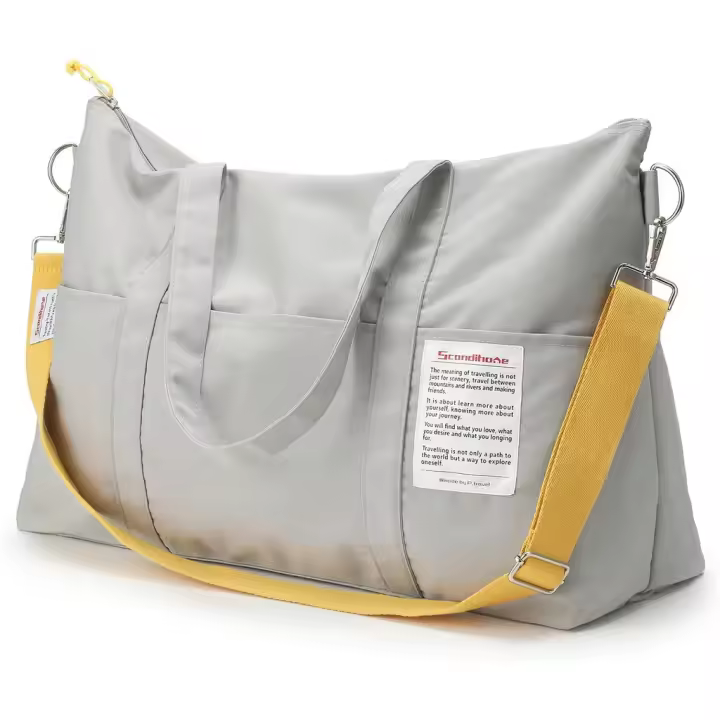 Mochila Casual Multifunción Tencel Oxford Arrugado Impermeable, Resistente al Desgaste para Viaje/Diario/Universidad - 1
