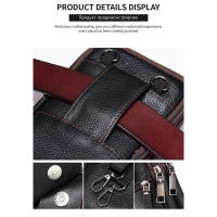 Bolso de hombro de cuero, bolso de hombre - details 3