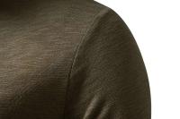 Camiseta 2025, polo Henry de algodón de bambú, camiseta de manga larga a la moda para hombre - details 17
