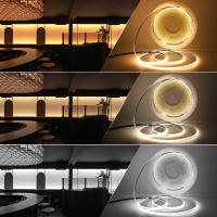 GAHADA Luz de Tira LED COB Lámpara de Gabinete de Cocina Blanco Cálido Natural con Sensor de Movimiento Cinta de Batería Flexible Iluminación y Decoración - details 3