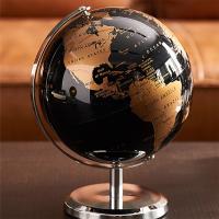 Mapa de constelación de globo del mundo para el hogar, adornos de escritorio de mesa, regalo, accesorios de decoración del hogar de oficina (dorado) - details 7