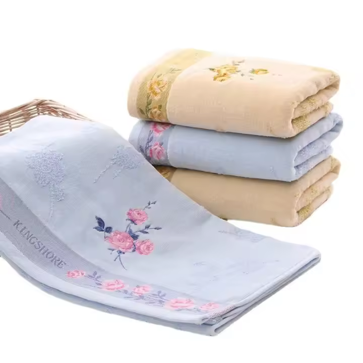 Toallas de algodón 100% de alta calidad para Hotel, juego de toallas de baño de secado rápido, suaves y absorbentes, de lujo, bordadas - 1