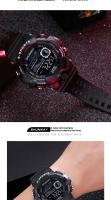 SHUNWAY Shengwei Reloj electrónico impermeable para deportes al aire libre con luz nocturna para hombre - details 4