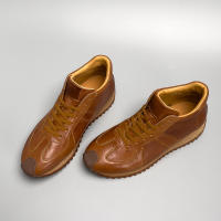 Botas casuales de caña media de gama alta, zapatos deportivos de piel de vaca de cuero genuino para hombres - details 22