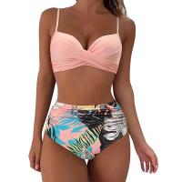 Conjunto de bikini push-pull para mujer, bikini sexy de encaje con lazo, traje de baño de dos piezas para mujer, traje de playa L 2024 - details 43