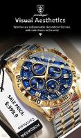 Reloj militar de lujo de alta calidad para hombre, cronógrafo, resistente al agua, luminoso, de pulsera, de acero inoxidable, de cuarzo, con caja - details 11