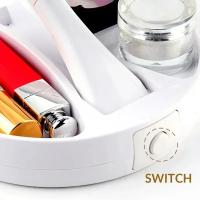 Espejo LED de Doble Cara Carga Batería USB Luz de Maquillaje Portátil con 10X de Ampliación - details 3