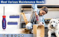 Juego de Herramientas para el Hogar WORKPRO 165 PCS Llave de Trabajo Alicate Destornillador Pinza Herramienta de Mano para Reparación Doméstica con Caja de Herramientas Sólida - details 14