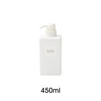 Botellas de Plástico Vacías para Bomba Transparentes Cuadradas Recargables con Líquido para Loción 250ml/450ml/650ml - details 4