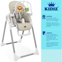 barra de juegos, tumbona para bebés, silla alta combinada para bebés, 7 respaldos ajustables en altura, crecimiento de 0 meses a 6 años, silla para bebés, gris oscuro - details 8