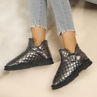 Botas cálidas de nieve para mujer, botines de felpa con hebilla, invierno, 2023 - details 10