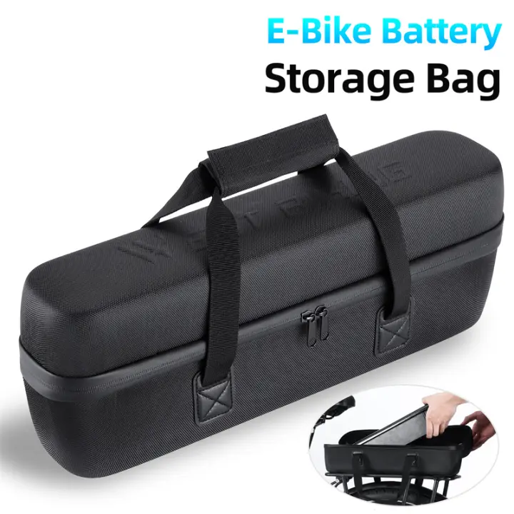 WEST BIKING-Bolsa de almacenamiento de batería para bicicleta eléctrica, Maleta de viaje portátil de gran capacidad, resistente al agua - 1