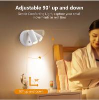 Aplique de pared magnético Lámpara de escritorio LED Control remoto 3 colores regulable 360 °     Luz nocturna de cabecera de dormitorio recargable por USB giratoria - details 1