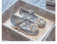 Zapatos de tacón alto para niños, zapatos de princesa para niña pequeña, zapatos de cuero - details 14