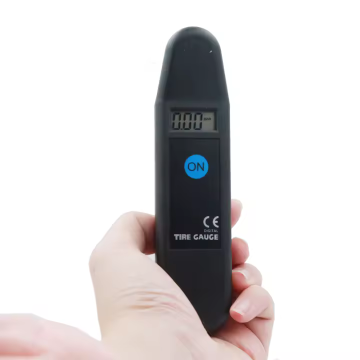 Medidor de presión de neumáticos de alta precisión, pantalla LCD Digital, probador de presión de aire de neumáticos de coche, alarma de seguridad de neumáticos de motocicleta automática - 1