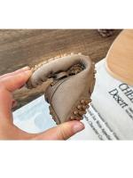 Mocasines planos de tela con lazo Simple para niños, zapatos de princesa de estilo minimalista, antideslizantes y resistentes al desgaste, novedad de 2024 - details 14
