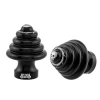 Tuerca de buje de bicicleta de liberación rápida, colorida, M5, aleación de aluminio, tornillo de eje trasero, antioxidante, accesorios de bicicleta de alta resistencia, MTB - details 1