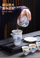 Juego de jade de grasa de oveja para taza de té, juego completo para uso doméstico, taza de té de Kung Fu, dormitorio, oficina, recepción, combinación de cuenco con tapa - details 8