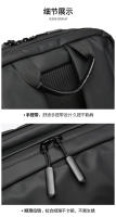 Mochila impermeable función de viaje bolsa de ordenador de gran capacidad de ciclismo de los hombres de la com****dora casco mochila de viaje bolsa de la escuela. - details 36