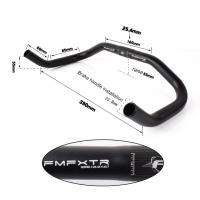Manillar de Aluminio para Bicicleta de Carretera Fija Bullhorn para MTB 25.4mm 390mm - details 3