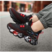 Zapatillas de deporte de marca para niños, zapatos deportivos ligeros para exteriores, zapatos de tenis antideslizantes, zapatos cómodos para correr, zapatos para estudiantes de escuela - details 12