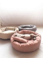 Camas redondas para perros y gatos, alfombrilla de tela suave Universal para todas las estaciones con almohada, cojines para dormir, sofá, accesorios para perros - details 6